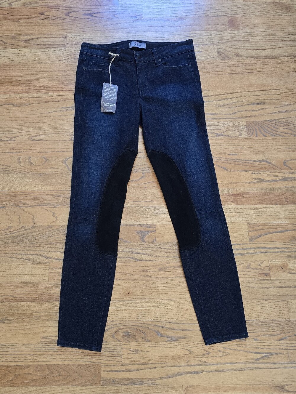 Paige Women’s Dark Blue Riding-Style Jeans Size 30